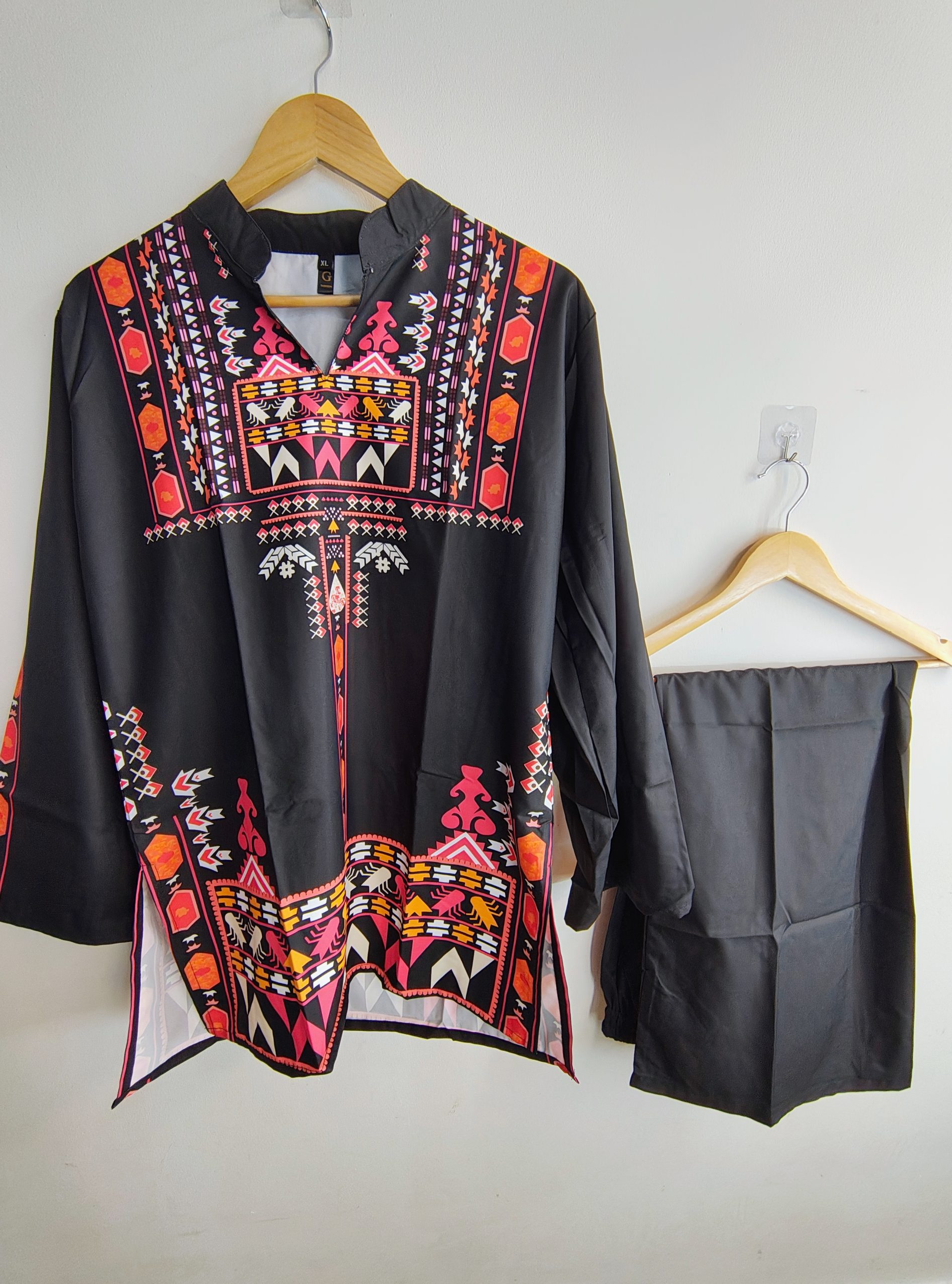 Bold Hummer Black Printed Co-Ord Set for Effortless Style - Image 2